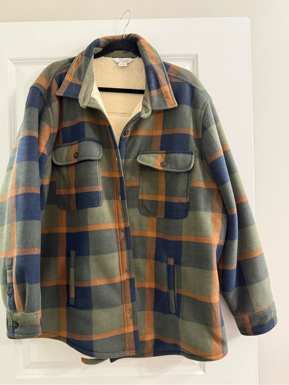 ❤️ Natural Reflections  Sherpa-Lined Shirt Jacket